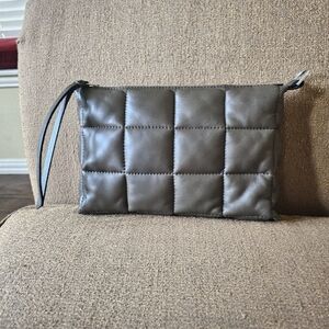 ALLSAINTS Eve Quilted Leather Crossbody Olive Green bag